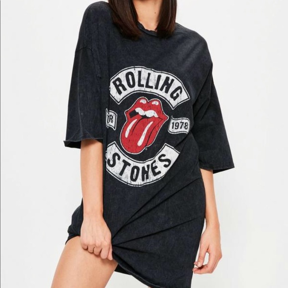 rolling stone t shirt dress
